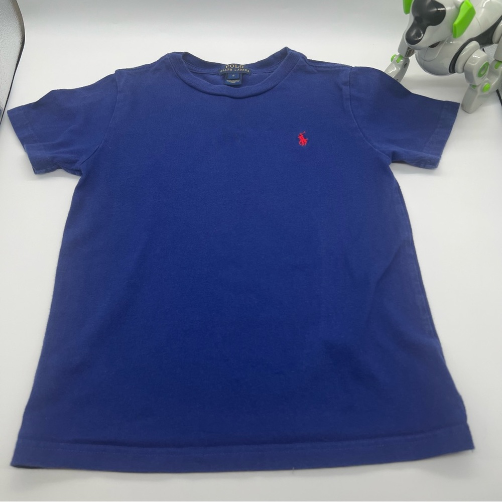 Boy Polo Ralph Lauren Tee. Size 6. Blue.